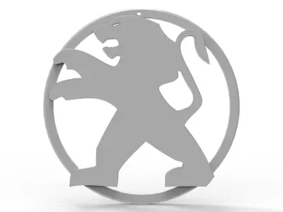 Peugeot Car Bling 3D print model