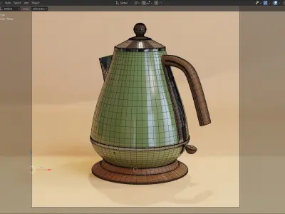 Decoration - Electric Jug Kettle 3D model