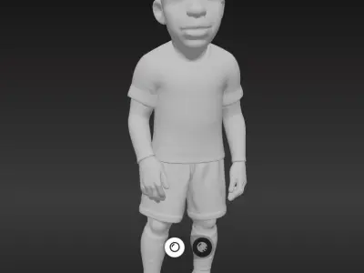 Kylian Mbappe Mini Fut Series 3D model