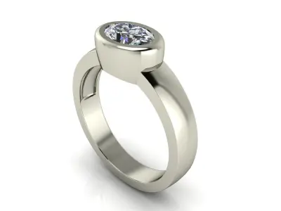 Women ring 3dm stl render detail 3D print model 10