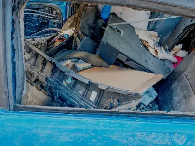 3D model - Hyundai Elantra - Destroyed Car in Kyiv Ukraine 3D model