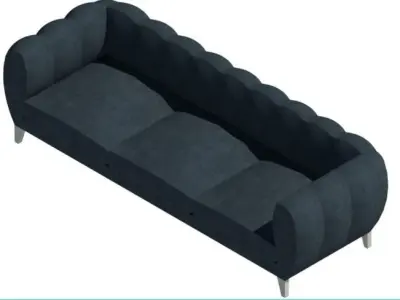 3D Modern Sofa  3D model