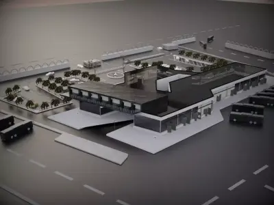 Luxury  Terminal 3D model
