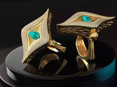 roman ring 3D print model