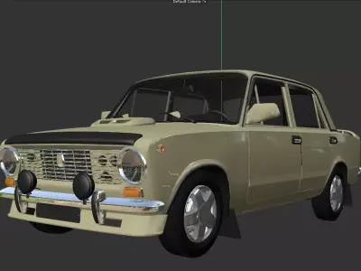 VAZ 2101 my fathers first car Free 3D model