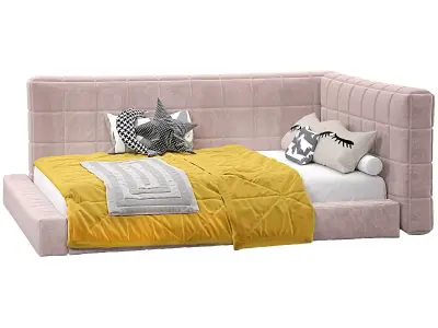 Bed for kids 3D model