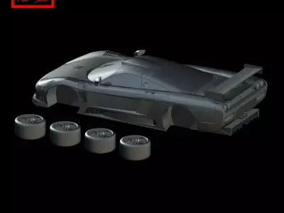 Saleen S7-R 2005 3D print model