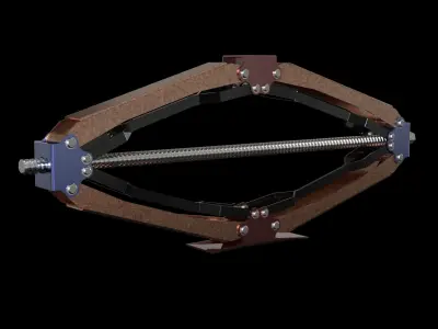 Screw Lifting Jack 3D model