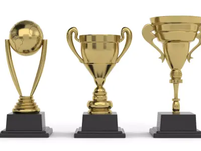 Cups Trophy 3D model 23