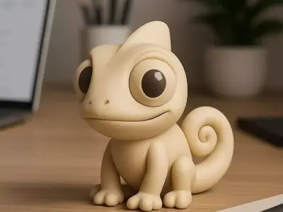 Chameleon - Kawaii Animals Collection 3D print model