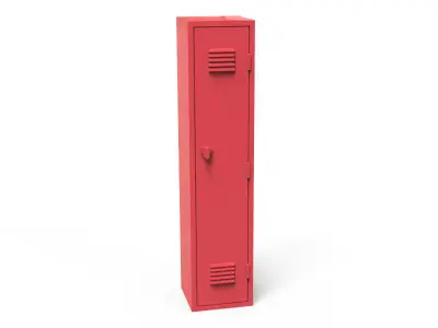 Locker metal lockers 3D print model