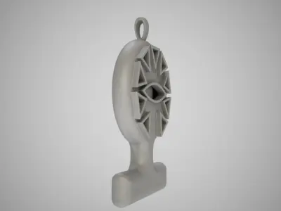 Protective Eye Necklace 3D print model