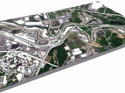 Suzuka Circuit Japan  3D model