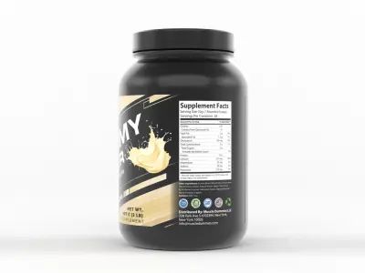 Protein Powder 3D model 50