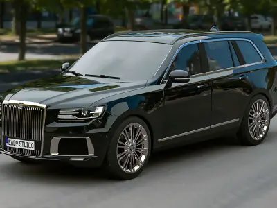 Aurus Komendant 2024 3D model