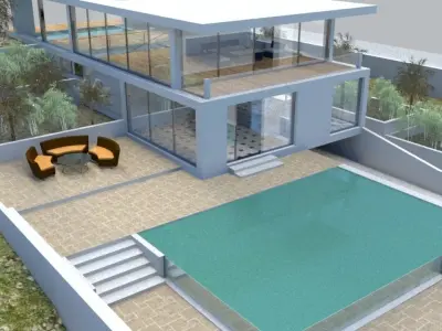 modern family House 3D model