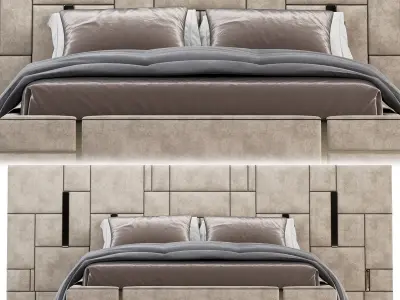 BELOVED Bed By Visionnaire 3D model