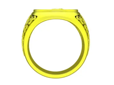 A5391 Roman Empire Men Ring 3D Model 3D print model