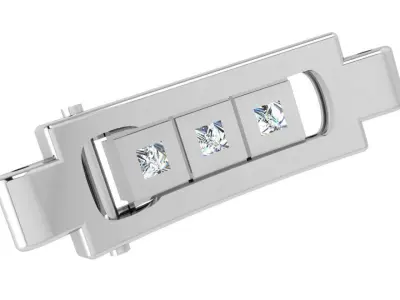 Diamond Jewel Lock 3941 Free 3D print model