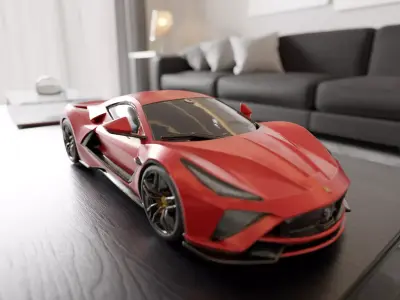 super sports 3D print model