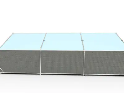 Marquee Warehouse Tent 3D model