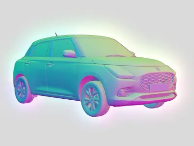 Suzuki Swift 2024  3D model