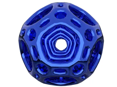 Dedecohedron bead 3D print model