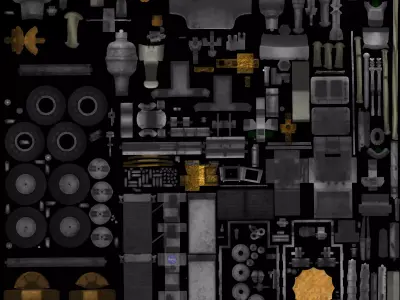 Apollo Lunar Rover High-Quality - Moon Exploration Vehicle 3D model