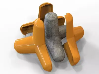 Stone Block Mold 3D print model