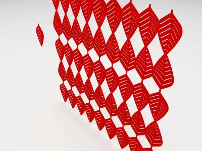 Airleaf Pattern - abstracta 3D model