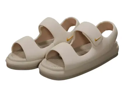 Nike Calm Sandals Low-poly 3D model