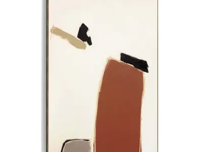 Abstract Painting Set of 3 pieces - No 48 Low-poly 3D model