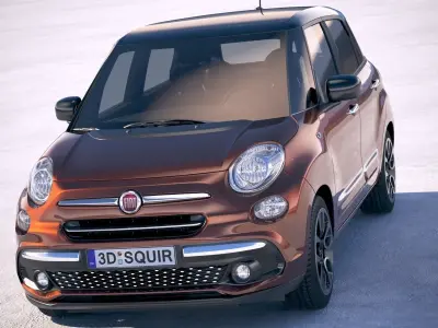 Fiat 500L 2018 3D model