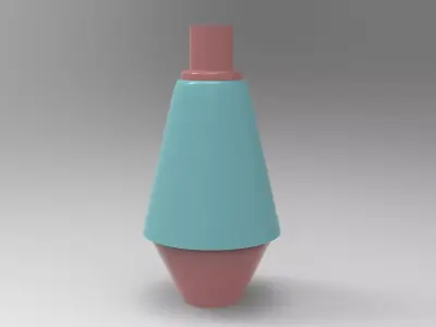 Lopy Vase Low-poly 3D model