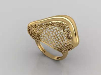 Women Plain Ring Ready STL Models Womens Ring 3d models 3D print model 36