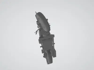 GERMAN WW2 Motor Bike 3D model