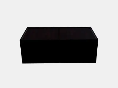 BESTA Shelf unit with glass doors 5 3D model