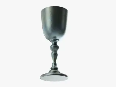 Metal goblet 3D model