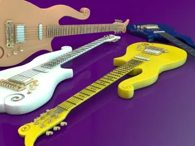 Prince Cloud Guitar 3D model