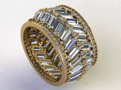 Wheel Ring 3d set 3D print model