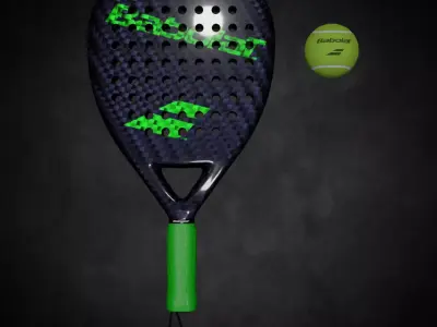 Padel Racket - Racquet 3D model