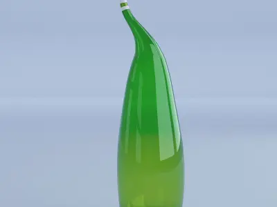 Glass Vases Green 3D model