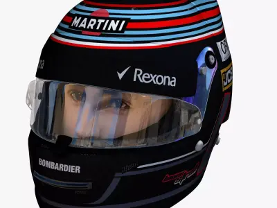 Stroll helmet 2018 Low-poly 3D model