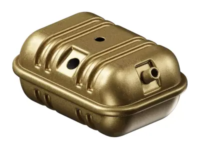 Brass Truck Fuel Tank 3D model