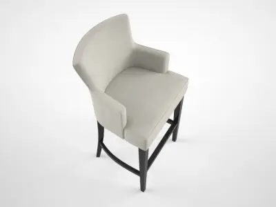 The Sofa and Chair Co Paris Carver Barstool 3D model