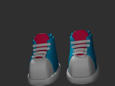 sneaker  Low-poly 3D model