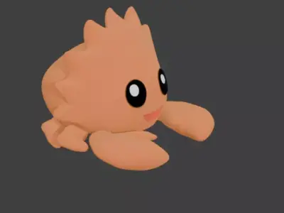crab model 3d 3D print model