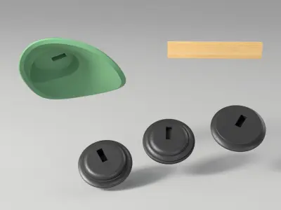 Minimalist Necklace Stand 3D print model