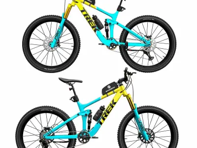 Mountain Bike-Yellow 3D model