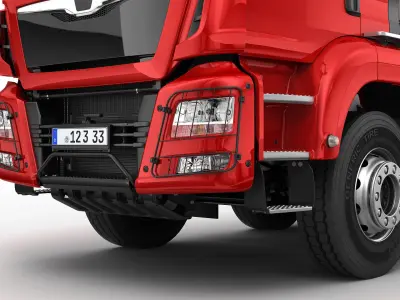 Concrete Mixer Truck 8X4 3D model